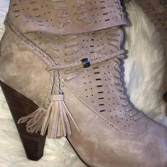 Dolce Vita Peek Toe Booties Size 8 - Picture 4 of 8